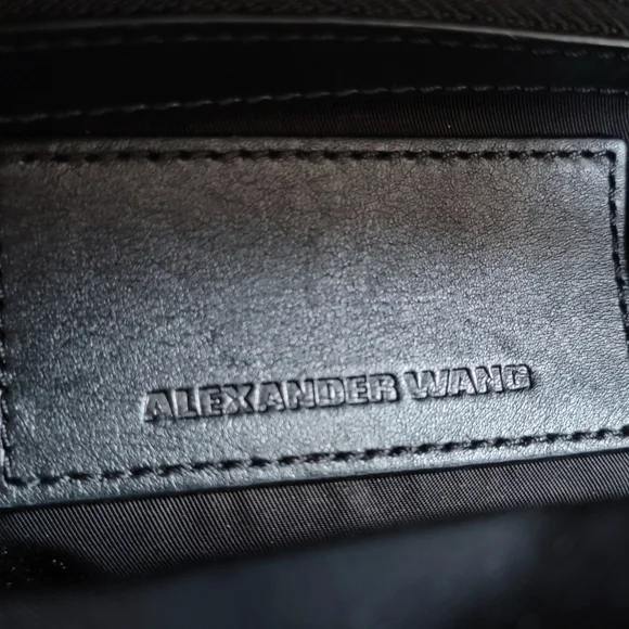 Alexander Wang Gray and Black Crocodile Textured Tote - Picture 2 of 7